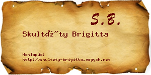 Skultéty Brigitta névjegykártya