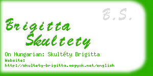 brigitta skultety business card